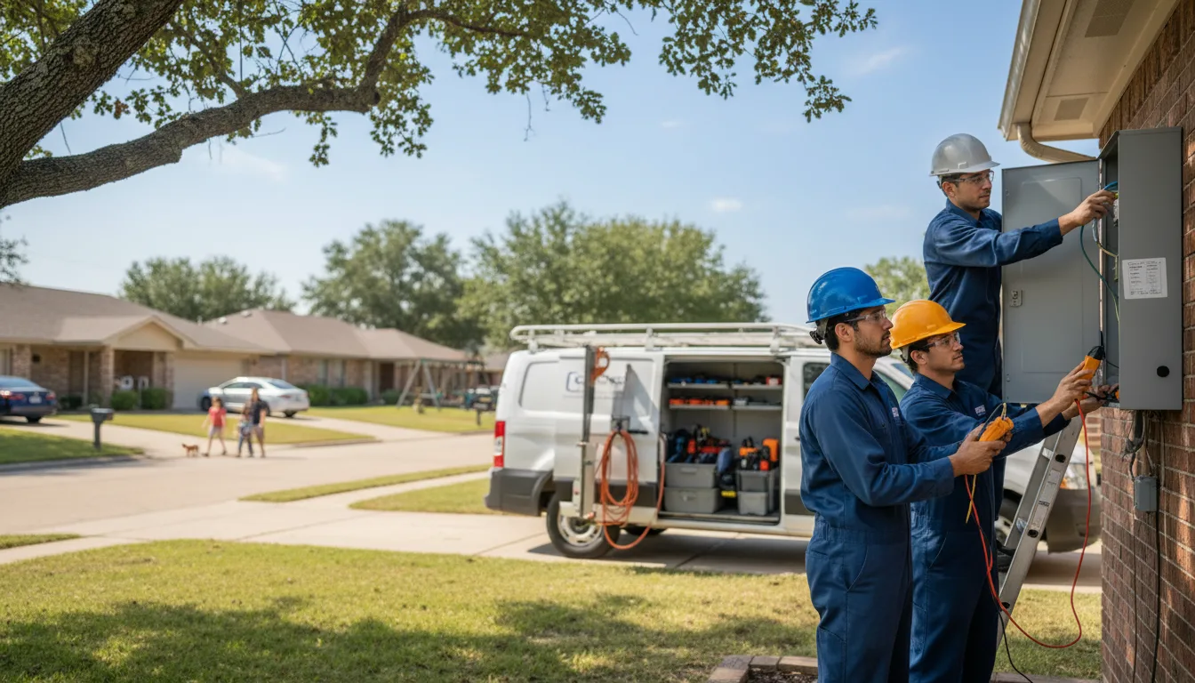 Certified electrician providing emergency electrical services in Brownstown, IL